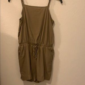 Military/olive green romper